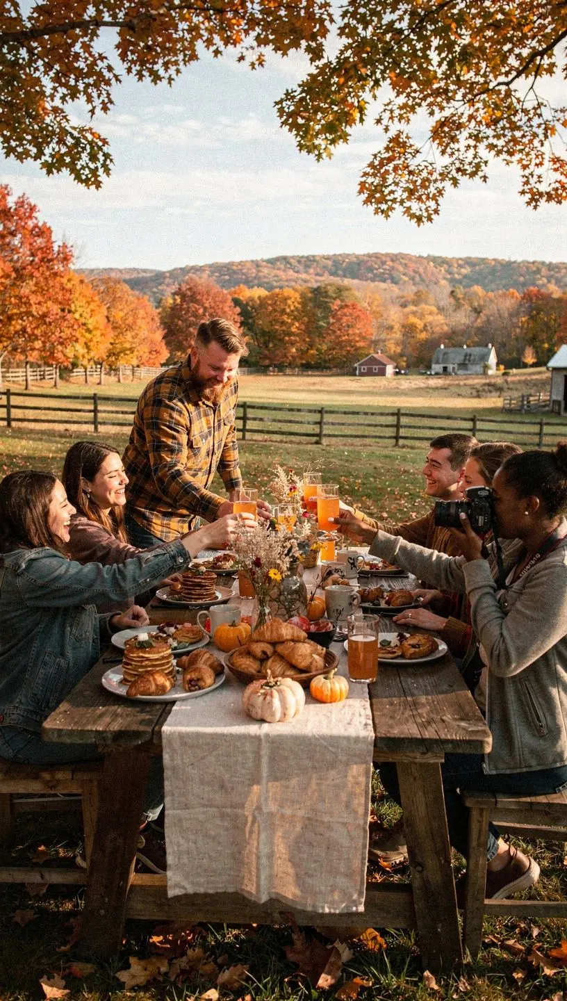 Продавец показывает свои изделия ручной работы на ярмарке.